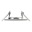 GloboStar® DELTA 77810 Χωνευτό Στρόγγυλο Σποτ Οροφής για Λάμπα MR16 με Βάση GU5.3 ή GU10 - IP20 - Μεταλλικό - Φ83 x Υ31mm - Χρώμιο Νίκελ - 5 Χρόνια Εγγύηση