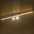 GLOBOSTAR® BARETTI 61228 Φωτιστικό Οροφής Linear Design LED CCT με Κινούμενα Σποτ LED Downlight 24W 2688lm 160° & 45° AC 220-240V IP20  - Εναλλαγή Φωτισμού μέσω Διακόπτη On/Off All In One Ψυχρό 6000k+Φυσικό 4500k+Θερμό 2700k - Μ80 x Π5.5 x Υ5 cm - Χρυσό - 3 Χρόνια Εγγύηση