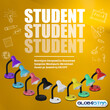 GloboStar® STUDENT 01533 Μοντέρνο Επιτραπέζιο Φωτιστικό Πορτατίφ Μονόφωτο 1 x E27 IP20 Πράσινο Μέταλλο με Μαύρο Πλαστικό - Μ12 x Π12 x Υ32cm