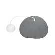 GloboStar® CONCRETE 201-0047 Μοντέρνο Κρεμαστό Φωτιστικό Καμπάνα Μονόφωτο 1 x E27 IP20 Γκρι Πολυστερίνη με Γκρι Ρητίνη - Μ31 x Π29 x Υ70cm