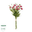 GloboStar® Artificial Garden PINK CHRYSANTHEMUM BOUQUET 21328 Τεχνητό Διακοσμητικό Μπουκέτο Ροζ Χρυσάνθεμο Y50cm