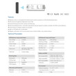 GloboStar® 73119 V1+R11 SKYDANCE ΣΕΤ Dimmer & Ασύρματο Χειριστήριο Αφής 1 Group RF 2.4Ghz 8A Max DC 5-36V (288W) - DC 3V IP20 - 5 Χρόνια Εγγύηση