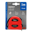 L5957.1 ΜΕΤΡΟΤΑΙΝΙΑ ΑΥΤΟΜΑΤΗ COMPACT 5m x16mm ΚΟΚΚΙΝΗ ΜΕ ΚΛΙΠ ΖΩΝΗΣ LAMPA - 1 ΤΕΜ.