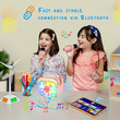 LAMTECH BT5.4 RGB KID KARAOKE SPEAKER PINK WITH MIC HOPPEE