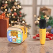 LAMTECH BT5.4 RGB KID KARAOKE SPEAKER YELLOW WITH MIC TIGRONIE