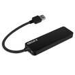 NOD METAL HUB 4.3 USB 3.0 4PORTS ALUMINUM BLACK
