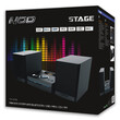 NOD STAGE Mini Hi-Fi System with CD,USB, Bluetooth, FM and blue LED, 50W