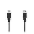 NEDIS CCGT60000BK10 USB 2.0 Cable A Male - A Male 1.00 m Black