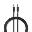 NEDIS CABW22000AT10 Stereo Audio Cable 3.5 mm Male - 3.5 mm Male 1.0m Anthracite