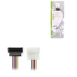 NEDIS CCGP73505VA015 Internal Power CableMolex Male-SATA 7-pin Female 90° Angled