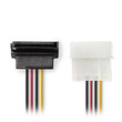 NEDIS CCGP73505VA015 Internal Power CableMolex Male-SATA 7-pin Female 90° Angled