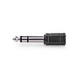 NEDIS CAGP23930BK Stereo Audio Adapter 6.35mm Male - 3.5mm Female 10 pieces Blac