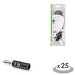 NEDIS CAVC26900BK Banana Connector Banana Male 25 pieces Black