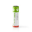 NEDIS BANM13HR64B Rechargeable Ni-MH Battery AA, 1.2V, 1300 mAh, 4 pieces, Blist