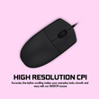 ALCATROZ USB HR OPTICAL MOUSE 1600CPI ASIC ONE WHITE