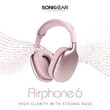 SONICGEAR BT5.4 HEADPHONES 2024 AIRPHONE 6 MAUVE PINK