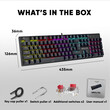 ARMAGGEDDON MECHANICAL HOT-SWAP KEYBOARD 12FX BACKLIGHT RED SWITCH MKA-7C 2024 BLACK LINEAR