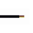 CABLEXPERT FLAT TELEPHONE CABLE STRANDED WIRE 100m BLACK 4 WIRES