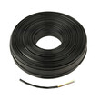 CABLEXPERT FLAT TELEPHONE CABLE STRANDED WIRE 100m BLACK 4 WIRES