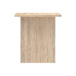 Τραπέζι Kumba pakoworld σε oak απόχρωση 80x40x42εκ