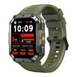 BLACKVIEW MULTI-FUNCTION SMARTWATCH WITH FLASHLIGHT COMPASS BT CALL & HEALTH MANAGEMENT GREEN