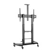 GEMBIRD HEIGHT ADJUSTABLE TV FLOOR STAND WITH CASTER WHEELS 60' - 100'