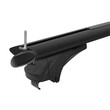 14680/MB ΜΠΑΡΕΣ ΑΛΟΥΜΙΝΙΟΥ SONIC BLACK 120cm ΣΕ ΜΑΥΡΟ ΧΡΩΜΑ ΓΙΑ ΟΡΟΦΗ ΜΕ FLUSH ΚΑΙ RAISED RAILS MENABO - 2 ΤΕΜ.