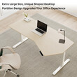 Γραφείο - Eureka Ergonomic® ERK-EDI-HTG-MW 177.8x96.52x75-122 εκ.