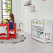 Ραφιέρα Seagull pakoworld λευκό mdf 57x34x70εκ