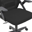 Καρέκλα γραφείου Peja pakoworld mesh ύφασμα μαύρο 58x60x107-117εκ