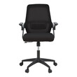 Καρέκλα γραφείου Reji pakoworld mesh ύφασμα μαύρο 58x60x89-99εκ