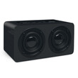 ​Ξύλινο φορητό bluetooth ηχείο σε total black χρώμα, 10W.