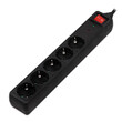 Sonora Spsb501 Black Color Surge Protection Multi Strip