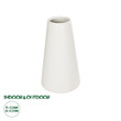 GloboStar® Artificial Garden CONSOLI 21287 Διακοσμητική Κεραμική Γλάστρα Μπεζ Μ14 x Π14 x Υ25cm
