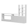 Σύνθετο σαλονιού Seruno pakoworld σε λευκή απόχρωση 170x25x100εκ