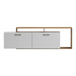 Έπιπλο τηλεόρασης Tobler pakoworld σε oak- λευκή απόχρωση 170x40x53εκ