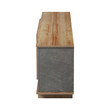Έπιπλο τηλεόρασης Zafore  pakoworld σε oak-καφέ antique απόχρωση 180x33x50εκ