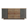 Μπουφές Zafore  pakoworld σε oak - καφέ antique απόχρωση 180x45x80εκ
