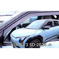 ΑΝΕΜ.21002 ΑΝΕΜΟΘΡΑΥΣΤΕΣ ΓΙΑ KIA EV3 5D 2024+ ΖΕΥΓΑΡΙ ΑΠΟ ΕΥΚΑΜΠΤΟ ΦΙΜΕ ΠΛΑΣΤΙΚΟ HEKO - 2 ΤΕΜ