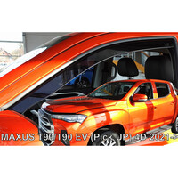 ΑΝΕΜ.22108 ΑΝΕΜΟΘΡΑΥΣΤΕΣ ΓΙΑ MAXUS T90/T90EV PICKUP 4D 2021+ ΖΕΥΓΑΡΙ ΑΠΟ ΕΥΚΑΜΠΤΟ ΦΙΜΕ ΠΛΑΣΤΙΚΟ HEKO - 2 ΤΕΜ
