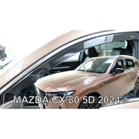 ΑΝΕΜ.23182 ΑΝΕΜΟΘΡΑΥΣΤΕΣ ΓΙΑ MAZDA CX 80 5D 2024+ ΖΕΥΓΑΡΙ ΑΠΟ ΕΥΚΑΜΠΤΟ ΦΙΜΕ ΠΛΑΣΤΙΚΟ HEKO - 2 ΤΕΜ