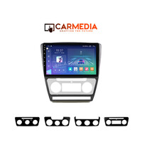 CARMEDIA CM20810B-13 KNOB TABLET 10'' OEM SKODA OCTAVIA 5 2005-2012 A/C-CLIMA BLACK