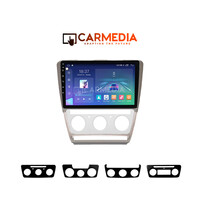 CARMEDIA CM20810B-13 KNOB TABLET 10'' OEM SKODA OCTAVIA 5 2005-2012 A/C-CLIMA GREY