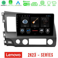 Lenovo car pad Honda Civic 2006-2011 4core Android 13 2+32gb Navigation Multimedia Tablet 10" u-len-Hd0242