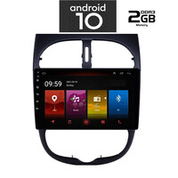 IQ-AN X4880_GPS (9inc). OEM  PEUGEOT 206 mod. 1998-2006