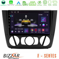 Bizzar f Series 8core Android14 4+64gb  bmw 1series  E81/e82/e87/e88 (Manual A/c) Navigation Multimedia Tablet 9" με Carplay & Android Auto u-f-Bm1011