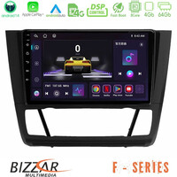 Bizzar f Series 8core Android14 4+64gb  bmw 1series  E81/e82/e87/e88 (Auto A/c) Navigation Multimedia Tablet 9" με Carplay & Android Auto u-f-Bm1012