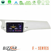 Bizzar f Series 8core Android14 4+64gb  Citroen c3 2009-2016 Navigation Multimedia Tablet 9"  με Carplay & Android Auto (Άσπρο) u-f-Ct1948wh