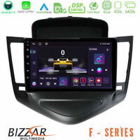 Bizzar f Series 8core Android14 4+64gb     Chevrolet Cruze 2009-2012 Navigation Multimedia Tablet 9"  με Carplay & Android Auto (Μαύρο) u-f-Cv0045