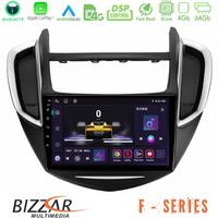 Bizzar f Series 8core Android14 4+64gb  Chevrolet Trax 2013-2020 Navigation Multimedia Tablet 9" με Carplay & Android Auto u-f-Cv0053